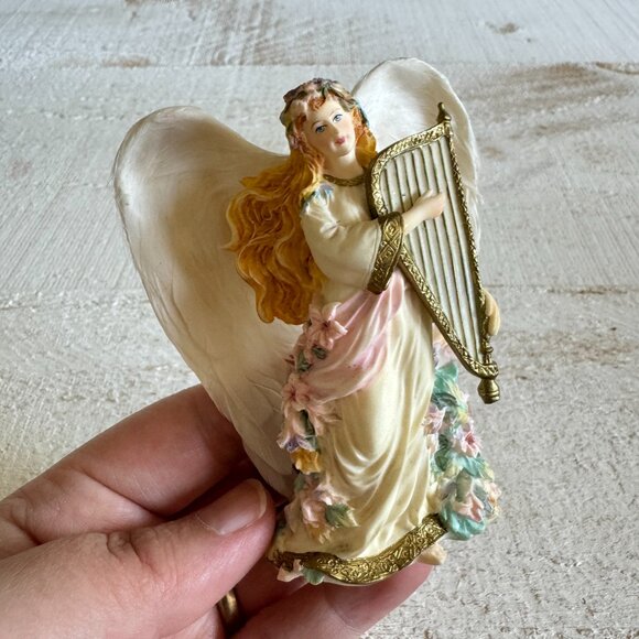 1999 Bradford Editions Serenity's Song Symphony of Angels Ornament - Picture 2 of 8